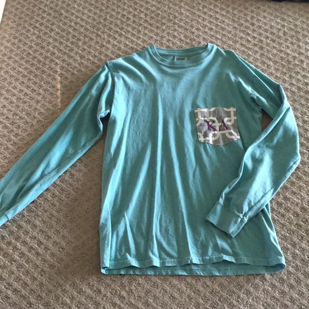 Teal embroidered Kappa Delta long sleeve